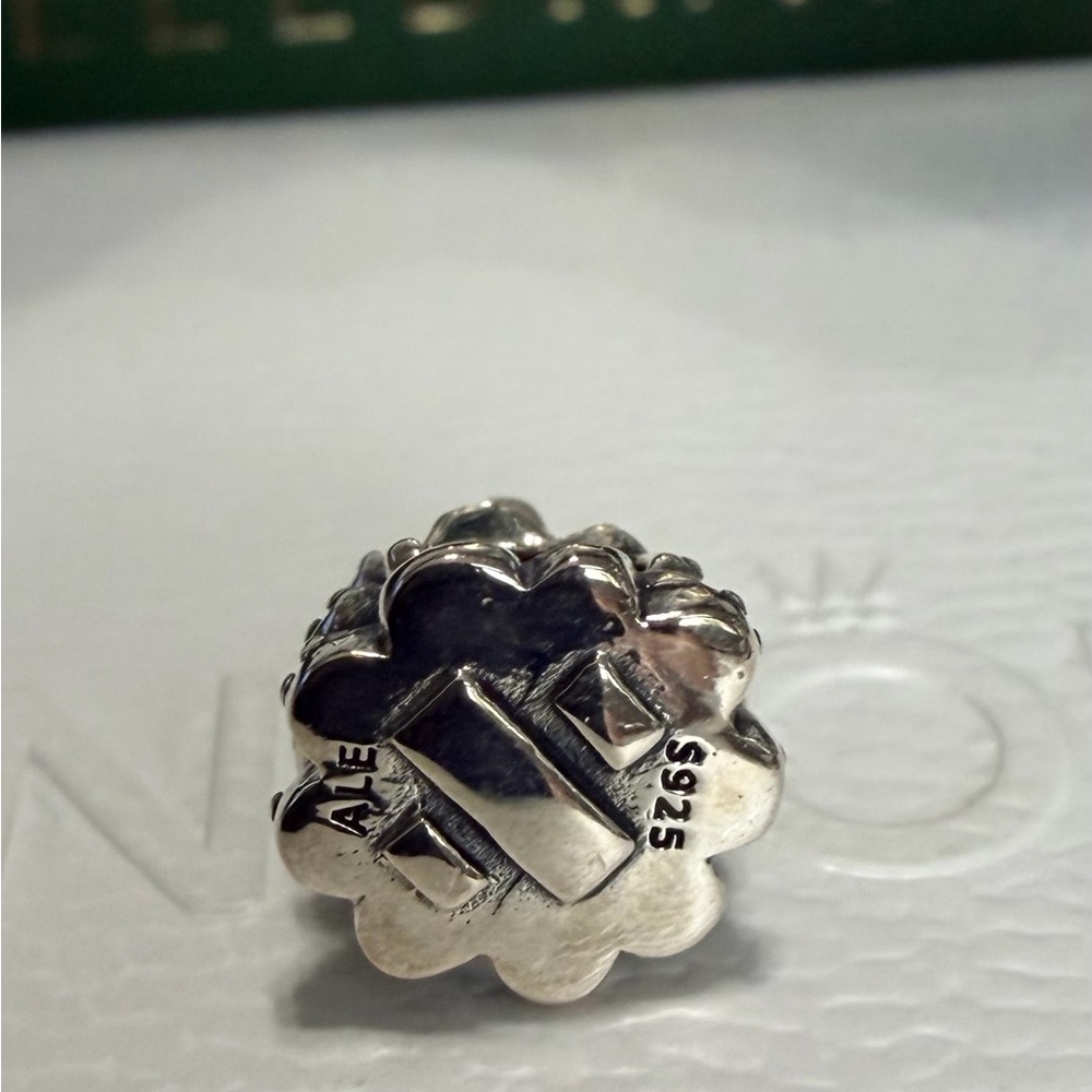 Pandora Silver Christmas Tree With CZ Accents Charm - Picture 5 of 5